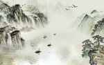 高清 新品山水画 TIF分层