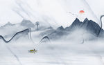 水墨山水画