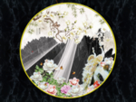 新中式圆形装饰画