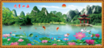 山水背景墙 山水风景画