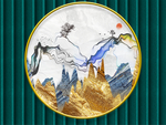 新中式背景墙