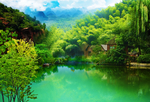 山水画 山水风景