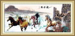 八骏全图