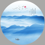山水国画山水