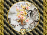 新中式背景墙