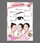 半永久定妆眉纹绣海报