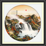 鸿运当头国画