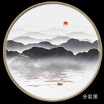 欧式水墨画