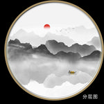 禅意水墨画