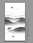 玄关山水画