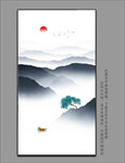 新中式山水挂画