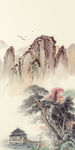 中国风轻奢玄关画 TIF分层
