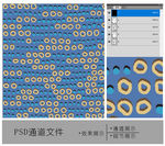 抽象圆圈图案通道图片