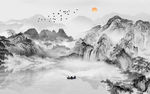 高清最新款山水画 tif分层