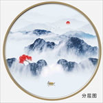山水抽象画