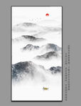 欧式山水挂画