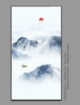 水墨山水装饰画