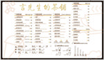 奶茶菜单