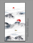 水墨山水挂画