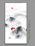 山水玄关画