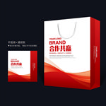 红色手提袋 手提袋设计 手提袋