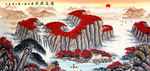 鸿运当头国画