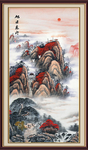 玄关山水画