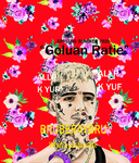 大牌男装 手绘花 嘻哈