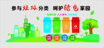 垃圾分类 环境文化墙 文明建设