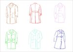 长装风衣  服饰设计