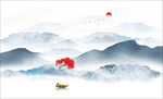 山水壁纸 山水背景墙