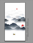 中国风山水挂画