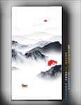 玄关水墨山水