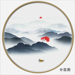 新中式禅意山水画 山水