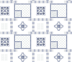 精细几何抽象菱形格子