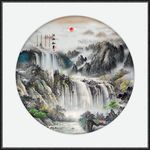 山水画国画山水画