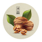 手绘核桃矢量干果