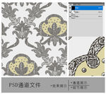 装饰花纹通道图片
