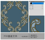装饰花纹通道图片
