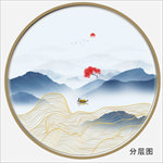 线条山 线条动感