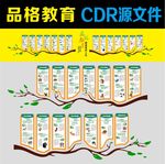 品格教育  文化墙