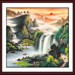 山水画国画山水画