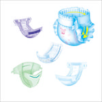 纸尿裤 纸裤片 效果 素材