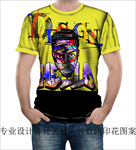 潮牌男装数码印花