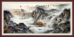 山水画国画山水画