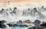中国风水墨山水