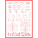中式边框欧式边框花纹中式花纹