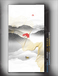 酒店线条挂画