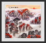 山水画国画山水画