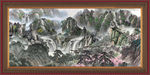 国画山水图